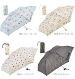 可愛い柄がプリントされた折りたたみ傘です♪ 通販 折り畳み傘 雨傘 日傘 晴雨兼用 おしゃれ かわいい レディース 丈夫 軽量 コンパクト 折畳傘 ミニ 手開き式 収納袋付き