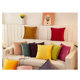 クッションカバー 北欧 通販 45×45cm 洗える おしゃれ シンプル 洗濯可能 無地 カバー クッション 45×45 ファスナー 正方形 角型 PP綿 ソファ ベッド リビング 模様替え