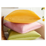 クッションカバー 北欧 通販 45×45cm 洗える おしゃれ シンプル 洗濯可能 無地 カバー クッション 45×45 ファスナー 正方形 角型 PP綿 ソファ ベッド リビング 模様替え