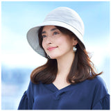 UVカット 帽子 レディース 通販 UV帽子 UV ハット キャペリン バケットハット 日除け帽子 日よけ帽子 綿 日本製 手しごと工房ダンガリーUV帽子 コジット COGIT レディース帽子