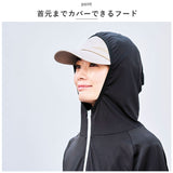 涼しい uv カット パーカー 通販 体型カバー涼やかUVパーカー レディース アウター トップス 羽織 薄手 接触冷感 ブラック 黒 体型カバー コンパクト 持ち運び 紫外線対策 ウォーキング