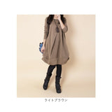 ワンピース レディース きれいめ 長袖 通販 秋 冬 おしゃれ お洒落 ゆったり かわいい 可愛い カジュアル 体型カバー 厚手 チュニック 膝丈 ガーリー Aライン 大人 シンプル 通勤 OL