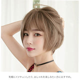 ウィッグ ショート 通販 フルウィッグ フルウイッグ ボブ ヘアアレンジ 襟足 ボリューム カール ストレート おとな かわいい つむじ 抜け感 耐熱 自然 スタイリッシュ