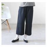 dgy パンツ D5691 ディージーワイ 通販 ワイドパンツ レディース 綿 コットン ウエストゴム らく 春 秋 春夏 ゆったり 大きいサイズ 体型カバー ナチュラル カジュアル シンプル おしゃれ