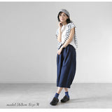 dgy パンツ D5760 ディージーワイ 通販 ワイドパンツ レディース 大人 麻 リネン ゆったり ウエストゴム らく 春 秋 春夏 大きいサイズ 体型カバー ナチュラル カジュアル シンプル
