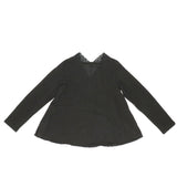 dgy ディージーワイ?カットソー 長袖 レディース 通販 Tシャツ tシャツ シャツ 重ね着 ロンＴ コットン 綿100% 綿100 綿 襟レース レース Aライン 無地 D*g*y デコカンパニー かわいい