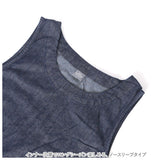 dgy ワンピース D7867 ディージーワイ 通販 レディース おしゃれ かわいい 春 夏 秋 綿100% コットン ゆったり 大人 シンプル ノースリーブ ロング デニム ナチュラル ロングワンピース