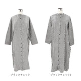 DGY ディージーワイ チェックワンピース 2WAY レディース 通販 ワンピース チェックワンピ ワンピ ロングワンピース 羽織 羽織り レディースワンピース ロング ロング丈 前後着用可能