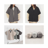半纏 ダンテン 通販 はんてん ダンテン半纏 ルームウェア ホームウェア キルティング半纏 半袖羽織り ちゃんちゃんこ 部屋着あたたか 男女兼用ユニセックス 暖かい あったか 軽量 軽い