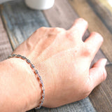 シルバー925 ブレスレット 通販 チェーンブレスレット シルバーチェーン アクセサリー アクセ ブレス レディース メンズ 腕輪 巾着付き シルバーアクセサリー サイズ調整 重ね付け