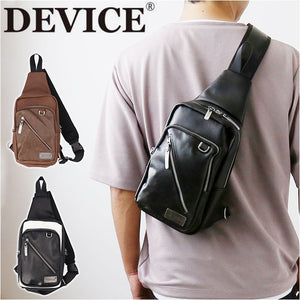 DEVICE バッグ DBG70039 通販 ボディバッグ ボディバック ボディーバッグ メンズ ワンショルダーバッグ ショルダーバッグ ブランド デバイス Shade ミニボディバッグ かっこいい 合成皮革