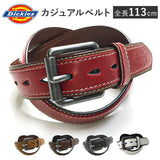 dickies ベルト ディッキーズ DC0068C 通販 ステッチベルト カジュアルベルト 革ベルト レザーベルト バックルベルト メンズ PUレザー 合皮 二枚重ね 2枚合わせ 40mm 4cm 紳士 男性 男子