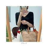 レディース サマーニット 通販 ニット 半袖ニット vネック tシャツ カットソー トップス 半袖 春 夏 秋 ゆったり おしゃれ 無地 きれいめ オフィス 通勤 大人 20代 30代 40代 50代