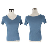 レディース サマーニット 通販 ニット 半袖ニット vネック tシャツ カットソー トップス 半袖 春 夏 秋 スリム おしゃれ 無地 きれいめ オフィス 通勤 大人 20代 30代 40代 50代