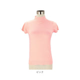 レディース サマーニット 通販 ニット 半袖ニット タートルネック tシャツ ハイネック カットソー トップス 半袖 春 夏 秋 おしゃれ 無地 きれいめ オフィス 通勤 大人 20代 30代 40代