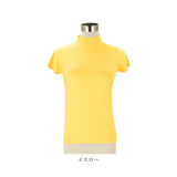 レディース サマーニット 通販 ニット 半袖ニット タートルネック tシャツ ハイネック カットソー トップス 半袖 春 夏 秋 おしゃれ 無地 きれいめ オフィス 通勤 大人 20代 30代 40代