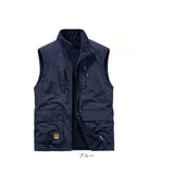 厚手 ベスト 防寒 冬 前開き メンズ 通販 リバーシブルベスト ジレ リバーシブル ジャケット マルチポケット ポケット 立ち襟 2way 多機能 あったか 暖かい あたたかい ノースリーブ 防風