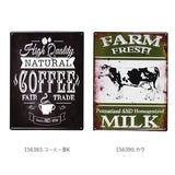 ブリキ看板 レトロ 通販 アンティーク調 スチール 壁掛け ボード プレート 看板 おしゃれ サインプレート カフェ風 デザインボードメタル Ｌ オーナメント ハンバーガー ハワイ 牛柄