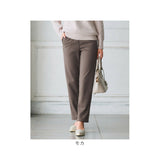 パンツ 裏起毛 レディース 通販 日本製 ズボン 長ズボン ロングパンツ レディースパンツ 裏起毛パンツ 裾ファスナー カジュアルパンツ カジュアル ファスナー付き ファスナー 女性