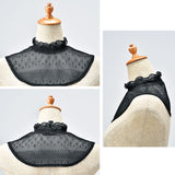 フォーマル ネックカバー 通販 ネック カバー つけ襟 レース 付け襟 ハイネック 付け襟レース つけえり 首元 春夏 首元カバー スタンドカラー ニット プルオーバー ワンピース 重ね着風