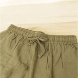 パンツ ガーゼ レディース 通販 レディースパンツ 動きやすい 夏 ズボン ボトムス セミワイドパンツ セミワイドパンツレディース ロングパンツ ウエストゴム 二重ガーゼ 薄手 涼しい 夏用