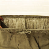 パンツ ガーゼ レディース 通販 レディースパンツ 動きやすい 夏 ズボン ボトムス セミワイドパンツ セミワイドパンツレディース ロングパンツ ウエストゴム 二重ガーゼ 薄手 涼しい 夏用