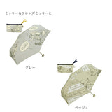 wpc 折りたたみ傘 通販 レディース かわいい 晴雨兼用 uvカット ディズニー DISNEY 撥水 はっ水 50cm 6本骨 手開き 大人 かわいい おしゃれ ミッキー＆フレンズ ミッキーマウス