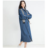 ワンピース デニム ロング 通販 シャツワンピース ロングシャツ ロングワンピース シャツワンピ 長袖 ワンピ アウター 前開き ボタン シンプル きれいめ 通勤 通学 カジュアル 体型カバー