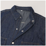 ワンピース デニム ロング 通販 シャツワンピース ロングシャツ ロングワンピース シャツワンピ 長袖 ワンピ アウター 前開き ボタン シンプル きれいめ 通勤 通学 カジュアル 体型カバー