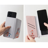 スマホカバー 手帳型 キャラクター 通販 グルマンディーズ スマホケース 携帯カバー スマートフォンカバー スマートホンケース フリップカバー Lサイズ キャラクターグッズ 携帯電話