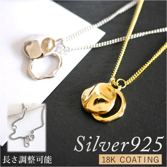 シルバー925 ネックレス 通販 ペンダント レディース メンズ シルバーアクセサリー シルバーネックレス サイズ調整可能 巾着付き 重ね付け シンプル おしゃれ きれいめ 大人 可愛い
