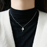 シルバー925 ネックレス 通販 ペンダント シルバーネックレス レディース メンズ シルバーアクセサリー サイズ調整可能 巾着付き 重ね付け おしゃれ きれいめ シンプル 大人 可愛い 通勤