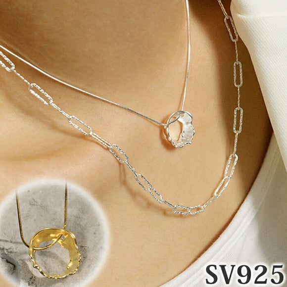 シルバー925 ネックレス 通販 ペンダント シルバーネックレス レディース メンズ シルバーアクセサリー サイズ調整可能 重ね付け 巾着付き シンプル おしゃれ きれいめ 大人 可愛い