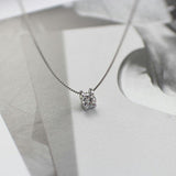 シルバー925 ネックレス 通販 ペンダント レディース メンズ シルバーアクセサリー シルバーネックレス サイズ調整可能 重ね付け 巾着付き キュービックジルコニア おしゃれ きれいめ