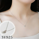 シルバー925 ネックレス 通販 ペンダント レディース メンズ シルバーアクセサリー シルバーネックレス サイズ調整可能 巾着付き 重ね付け おしゃれ きれいめ シンプル 大人 可愛い 通勤