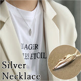 シルバー925 ネックレス 通販 ペンダント レディース メンズ シルバーネックレス シルバーアクセサリー サイズ調整可能 巾着付き 重ね付け シンプル おしゃれ きれいめ 大人 可愛い