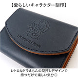 三つ折り財布 革 通販 日本製 ドラえもん ドラエモン 本革 牛革 ミニウォレット 三つ折り お札入れ カード入れ コインケース 男女兼用 小さい財布 コンパクト シンプル メンズ レディース