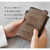 財布 メンズ 二つ折り カードがたくさん入る 通販 ファスナー 二つ折り財布 大容量 ポケット 小銭入れ 取り外し可能 コインケース 男子 中学生 高校生 大学生 DEVICE WORK デバイス