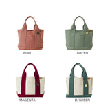 トートバッグ レディース キャンバス 通販 小さめ ミニトート 仕切り ミニトートバッグ おしゃれ 無地 ポケット ランチトート ランチバッグ メンズ 布 帆布 ミニバッグ DOT&STRIPE