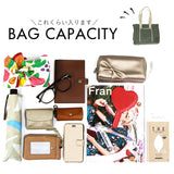dot&stripe トートバッグ 通販 トートバック トート 手提げ フロントポケット ポケット やわらかい 柔らかい 仕切り 収納 シンプル 無地 DOT&STRIPE ドットアンドストライプ レディース