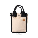 dot&stripe トート ミニ キャンバス 通販 ミニトート ミニトートバッグ ミニトートバック トートバッグ トートバック キャンバスバッグ キャンバスバック バッグ バック 仕切り