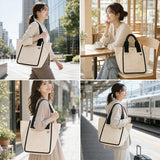 dot&stripe トート キャンバス 通販 トートバッグ トートバック キャンバスバッグ 手提げ 手提げバッグ バッグ バック カバン 鞄 かばん 仕切り ワンタッチ ドットアンドストライプ