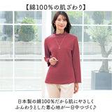 タートルプルオーバー 通販 タートルネック ハイネック プルオーバー カットソー 長袖 tシャツ トップス レディース 綿100％ eclaT style ディーライズ 春 秋 冬 微起毛 大人 無地