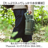 ピーコック 水筒 3リットル 通販 peacock ステンレスボトル 3L 大容量 ボトル 魔法瓶 コンテナボトル ジャグ マグ アイスジャグ マイボトル 保冷 保温 ハンドル付き 真空断熱 大きめ