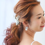 Just Married ピアス E-108 通販 スタッドピアス パール レディース キュービックジルコニア 大人 女性 花嫁 結婚式 プレゼント ギフト シンプル おしゃれ ブランド ジャストマリッド