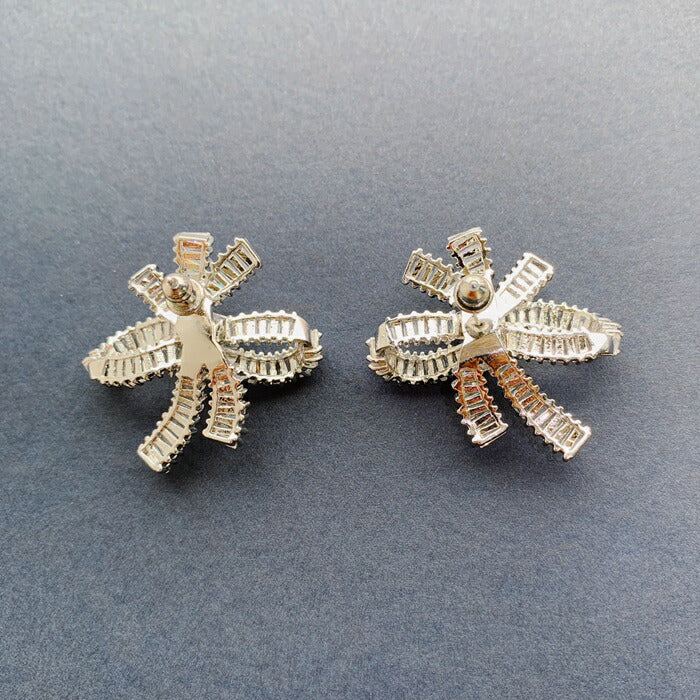 Just Married ピアス E-111 通販 スタッドピアス リボンピアス リボン 大きい レディース キュービックジルコニア 大人 女性 花嫁 結婚式 プレゼント ギフト おしゃれ ブランド