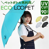 ニフティカラーズ 長傘 1661 通販 nifty colors 傘 レディース ジャンプ 63cm 晴雨兼用 UVカット ジャンプ傘 ワンタッチ かさ カサ ECO LOOPET エコルーペット ジャンプ６３ 通勤 通学