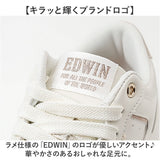 EDWIN スニーカー エドウィン EDW-4375 通販 靴 ローカットスニーカー 運動靴 レディース 軽量 軽い 厚底 カジュアル シンプル 仕事 通勤 通学 学校 中学生 高校生 女子 おしゃれ