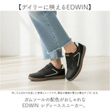 エドウィン スニーカー 軽量 通販 EDWIN シューズ レディーススニーカー レディースシューズ おしゃれ かわいい カジュアルシューズ 通勤 通学 靴 軽い 学生 大人 レジャー 歩きやすい