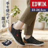 edwin スニーカー レディース 通販 レディーススニーカー 脱ぎ履きらくらく 軽量 ウォーキングシューズ 歩きやすい シューズ 靴 くつ クツ カジュアルシューズ おしゃれ かわいい